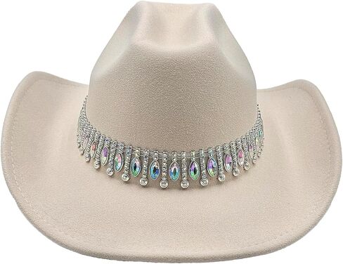 رعاة البقر الراعي للنساء اللامع للسيدات القبعة الغربية رعاة البقر الرجع in Kuwait