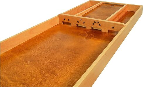 Heemskerk Sjoelbak HS-50 Match Dutch Shuffleboard - Premium Quality, Full-Size, Wooden Dutch Shuffleboard with Accessories - Made in the Netherlands in Saudi Arabia