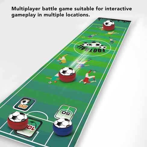 Tabletop Curling Game Football Type Fun Indoor and Outdoor Game Compact Curling Board Game Set 6 for Adults Kids in Saudi Arabia