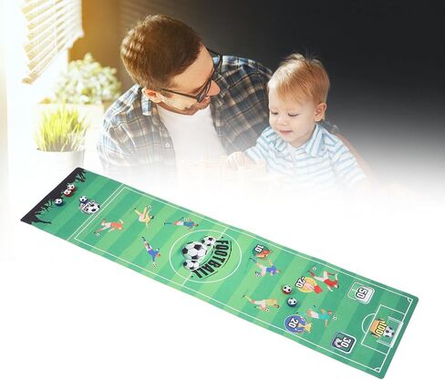 Tabletop Curling Game Football Type Fun Indoor and Outdoor Game Compact Curling Board Game Set 6 for Adults Kids in Saudi Arabia