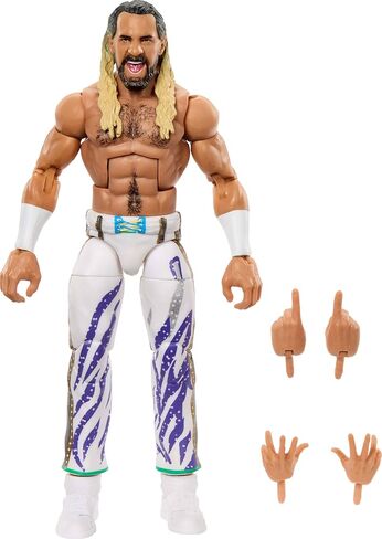 Mattel WWE Elite Action Figure & Accessories, Series #117 6-inch Collectible Seth “Freakin" Rollins with 25 Articulation Points & Swappable Hands in Saudi Arabia