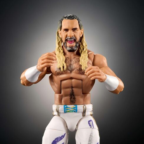 Mattel WWE Elite Action Figure & Accessories, Series #117 6-inch Collectible Seth “Freakin" Rollins with 25 Articulation Points & Swappable Hands in Saudi Arabia