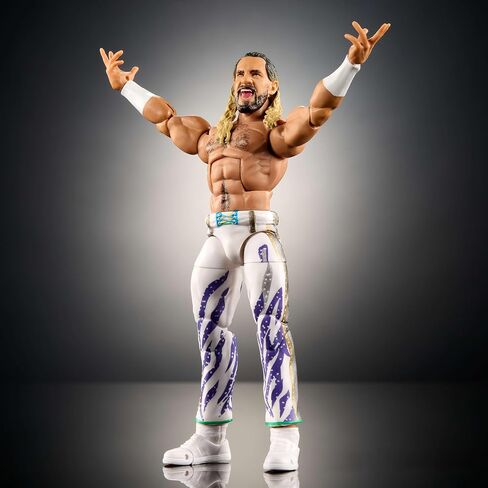 Mattel WWE Elite Action Figure & Accessories, Series #117 6-inch Collectible Seth “Freakin" Rollins with 25 Articulation Points & Swappable Hands in Saudi Arabia
