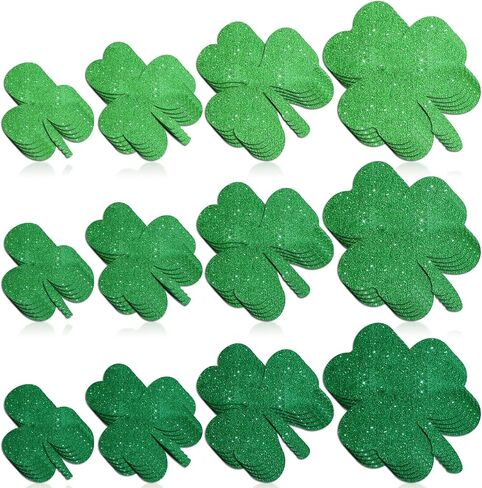 junkin 60 pcs st. patrick's clasouts class class decoration border decoration Shamrock Gold Hat Beer Beer Beer Mug elf elf shoitouts for St. in Saudi Arabia