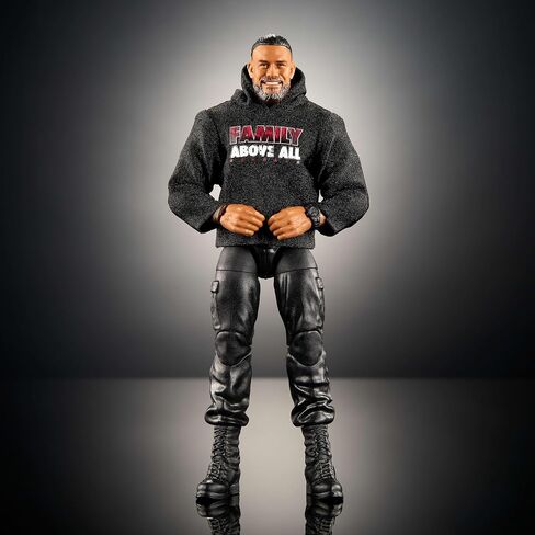 Mattel WWE Elite Action Figure & Accessories ، Series #117 6 inch Roman Roman Rigns مع 25 نقطة مفصلية وأيدي قابلة للتبديل in Saudi Arabia