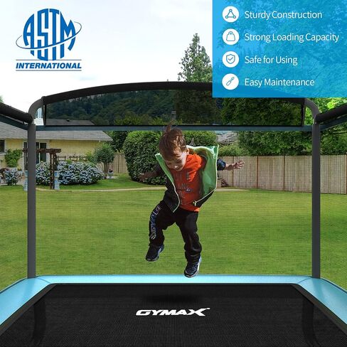 Gymax Trampoline للأطفال ، ترامبولين طفل صغير 6 أقدام مع شبكة أمان متأرجحة وعلاج ، ASTM المعتمد من الترفيه ترامبولين للداخلية/الخارجية ، عيد ميلاد للبنين والبنات الصغار in Saudi Arabia