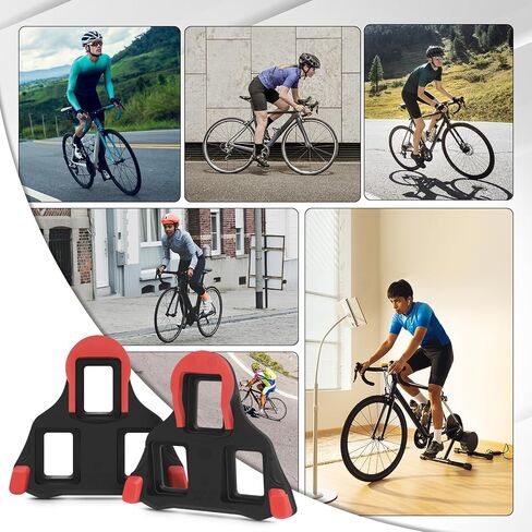 BUCKLOS SPD SL Cleats for Road Bike Cycling Shoes Compatible with Shimano SPD-SL Pedals-BH10/BH11/BH12 Float Cleats for Indoor Peloton & Outdoor Bicycle Training in Saudi Arabia