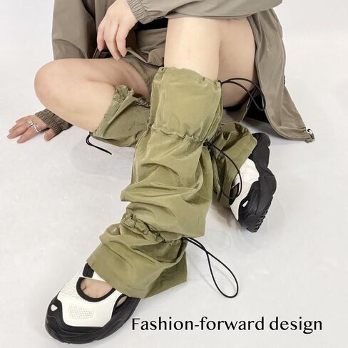 الأكمام y2k الساق الساق قابلة للتعديل Slouch Sock Women حماية أشعة الشمس في الهواء الطلق الأزياء العصرية على طراز الشارع in Saudi Arabia