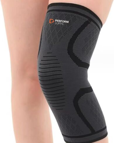 Compression Knee Sleeve, High Support for Training and Recovery, Breathable Design (2, Medium Medical Knee Support with Patella Pad & Side Stabilizers, Compression Knee Sleeve for Meniscus Tear, ACL, Joint Pain, Runner, Workout - FSA/HSA Eligible in Saudi Arabia