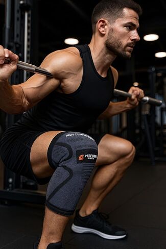 Compression Knee Sleeve, High Support for Training and Recovery, Breathable Design (2, Medium Medical Knee Support with Patella Pad & Side Stabilizers, Compression Knee Sleeve for Meniscus Tear, ACL, Joint Pain, Runner, Workout - FSA/HSA Eligible in Saudi Arabia