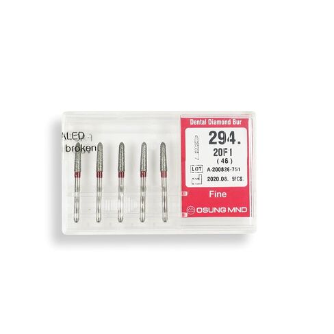 294.20F1 ، طوربيد ، مخروط ، 2 ملم ديا ، براعة الحصباء الماس بور ، 5 لكل عبوة in Kuwait