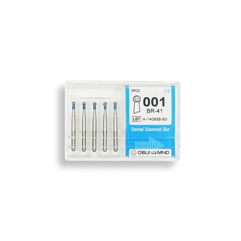 001.14M1, Spherical, 1.4 mm Dia, Medium Grit Diamond Bur, 5 per Pack in Saudi Arabia
