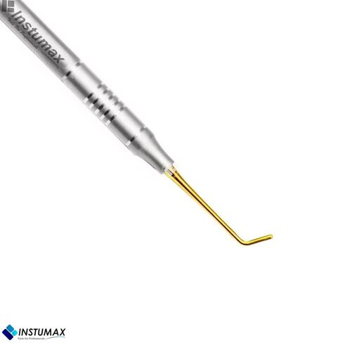 INSTUMAX Set Of 5 Dental Composite Filling Instruments Spatula & Plugger Golden Titanium Coated Tip - Handmade Tools for Professionals in Saudi Arabia