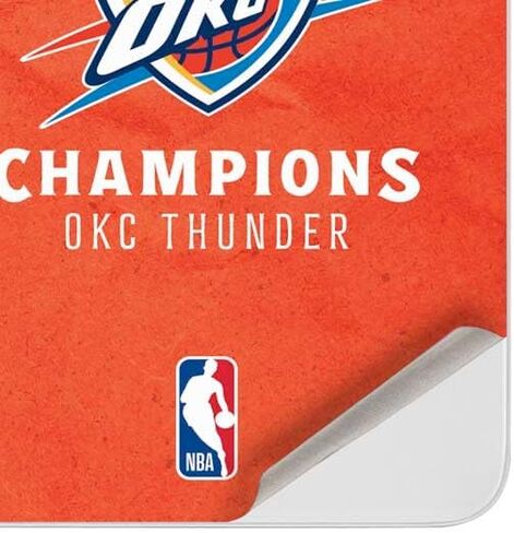 Skinit Decal Tablet Skin Compatible with Surface Duo - Officially Licensed 2025 NBA Champions Oklahoma City Thunder Design in Saudi Arabia