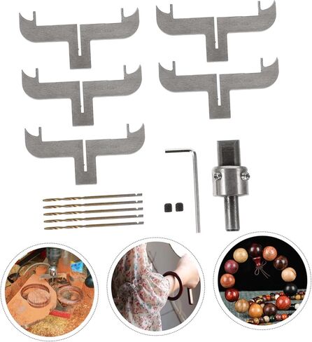 LIFKOME 1Set Ring Milling Cutter Woodworking Tool Kit for Crafting Bangles Bracelets High Drill Bits for DIY Jewelry Making Compatible with Rosewood Ebony in Saudi Arabia