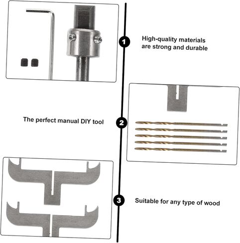 LIFKOME 1Set Ring Milling Cutter Woodworking Tool Kit for Crafting Bangles Bracelets High Drill Bits for DIY Jewelry Making Compatible with Rosewood Ebony in Saudi Arabia