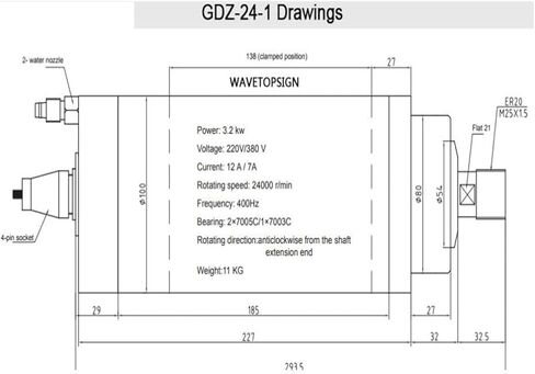 المغزل 3.2KW GDZ-24-1 GDZ-24-1B GDZ-24-2 in Kuwait
