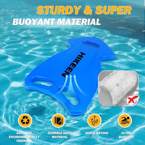 HIKEEN SWIM Kickboard - حجم كبير وحجم ركلة الطفو ، السباحة للبالغين لجميع المستويات ، ودائم HDPE Kickboard تدريب على السباحة للسباحة والماء المفتوح in Saudi Arabia