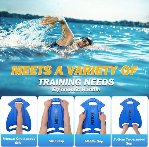 HIKEEN SWIM Kickboard - حجم كبير وحجم ركلة الطفو ، السباحة للبالغين لجميع المستويات ، ودائم HDPE Kickboard تدريب على السباحة للسباحة والماء المفتوح in Saudi Arabia