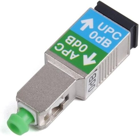 1 PCS Fiber Optic Adapter (Angled Physical Contact/UPC SC FC Male to Female) 0DB MODENUATOR الوضع الفردي 1200NM-1600NM (APC SC-M TO UPC SC-F) in Kuwait