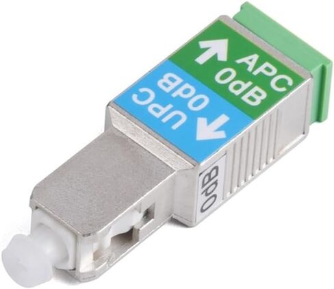 1 PCS Fiber Optic Adapter (Angled Physical Contact/UPC SC FC Male to Female) 0dB Attenuator Single Mode 1200nm-1600nm(APC SC-M to UPC SC-F) in Saudi Arabia