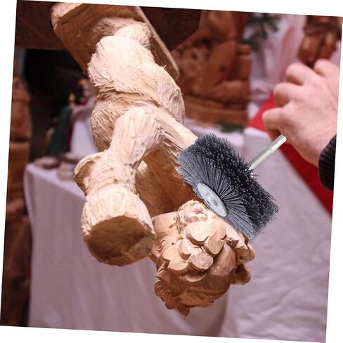 PRETYZOOM Grit Abrasive Grinding Head for Woodworkers Threaded Handle for Easy Attachment for Removal Surface Preparation and Wood Finishing for in Saudi Arabia