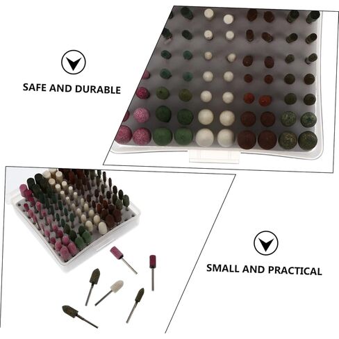 PRETYZOOM 100pcs Grinding Wheel Heads Versatile Small Grinding Heads for Polishing and Carving Material for Long-Lasting Use in Kuwait