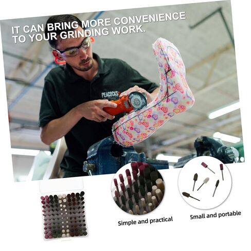 PRETYZOOM 100pcs Grinding Wheel Heads Versatile Small Grinding Heads for Polishing and Carving Material for Long-Lasting Use in Kuwait