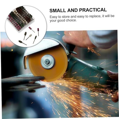 PRETYZOOM 100pcs Grinding Wheel Heads Versatile Small Grinding Heads for Polishing and Carving Material for Long-Lasting Use in Kuwait