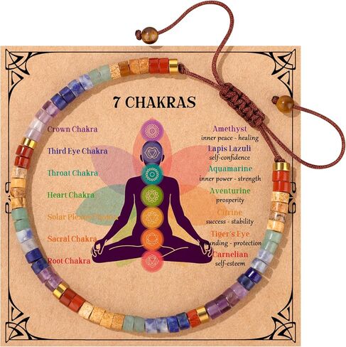 JoycuFF Gifts for Women Inspirational Gifts for Teen Healing Natural Stone Bracelets for Women Friends Sister in Saudi Arabia