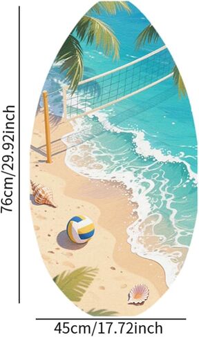 Wooden Skimboard, with High Gloss Coating, Beach Sand Board, Skim Board for Beach Surfing in Saudi Arabia