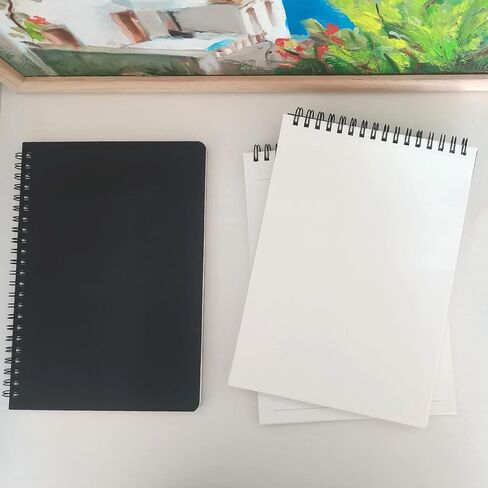 Spiral Steno Pads, Blank Paper Steno Notepads, 3Pack, 6" x 8.2", 60 Sheets Steno Books in Saudi Arabia