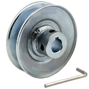 AB350-5/8 Single Groove Web Sheaves,v Belt Pulley 3.5" OD 5/8 inch bore,Motor Pulley Carbon Steel for A B 5L 4L V-Belts in Kuwait