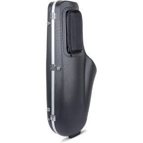 Crossrock Tenor Saxophone Case, with Removable Shoulder Strap, Accessories Pocket, Locking Latch -Black (CRA860TSBK) in Saudi Arabia