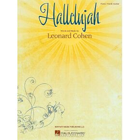 Hal Leonard Hallelujah by Leonard Cohen arranged for piano, vocal and guitar in Kuwait