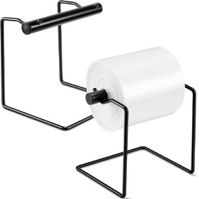 2 Pcs 6 Inch Poly Tubing Dispenser Heavy Duty Metal Polyethylene Pipe Ribbon Dispenser Heavy Duty Self Supporting Stand for Hang The Vinyl Roll in Kuwait