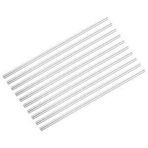 DMiotech 20 Pcs Aluminum Rods, 1/8" Dia 4" Long Solid Round Rod 6061 Extruded Lathe Bar Stock Aluminum Metal Rods for DIY Craft Model Plane Ship Car in Saudi Arabia