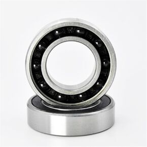 1PCS Precision Ball Bearing, Ceramic Hybrid Design, Industrial Grade, Silver and Black in Saudi Arabia