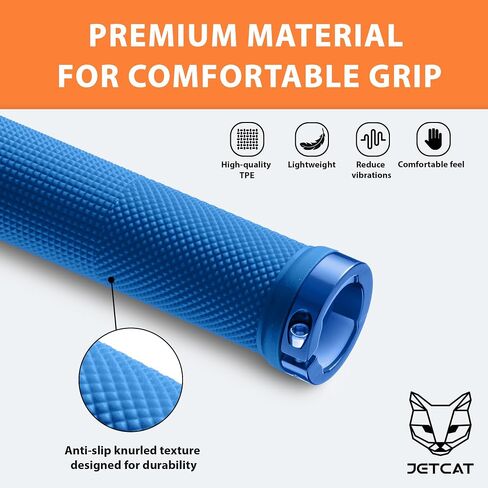 Bike Grips, Bike Handlebar Grips, Mountain Bike Grips Handlebar, MTB Grips, Bicycle Grips BMX Grips, Bicycle Handlebar Grips Handles for Adults. Ebike, MTB, Scooter, Lock on in Saudi Arabia