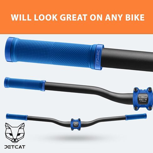 Bike Grips, Bike Handlebar Grips, Mountain Bike Grips Handlebar, MTB Grips, Bicycle Grips BMX Grips, Bicycle Handlebar Grips Handles for Adults. Ebike, MTB, Scooter, Lock on in Saudi Arabia