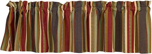 Park Designs Farmhouse Kitchen Valances for Windows - Plaid Scotch Pine | Fall Decor Window Valance Curtain | Plaid Curtain Windows | 72"x14" in Kuwait