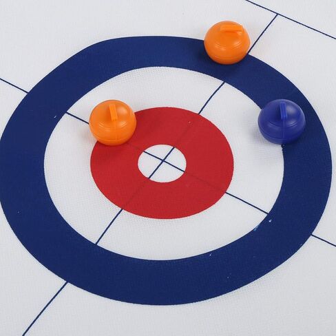 لعبة الشباك اللوحي Plplaaoo ، ألعاب عائلية Creading Curling للأطفال ، لعبة طاولة قابلة للطي في لعبة Curling Game Portable Carling Ball لعبة لعبة الكراهية in Saudi Arabia