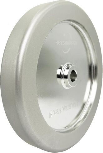4 in 1 CBN Grinding Wheel 8 inch 180 Grit,1.25" Wide,5/8" Arbor,80-1000 Grit,for Sharpening Woodturning Tools、High Speed Steel Tools (180 Grit) in Kuwait