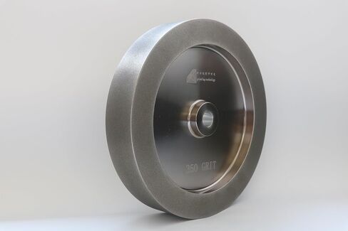 CBN Wheel 8 inch,CBN Grinding Wheels 8'' Diameter, 5/8'' Bore, 1.5'' Wide, 1'' Down The Side, for Sharpening Woodturning and HSS Tools(180 Grit) in Saudi Arabia