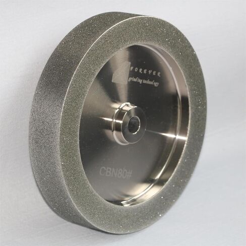 CBN Wheel 8 Inch ، CBN Grinding Wheels 8 '' 'Diameter ، 5/8' 'Bore ، 1.5' 'Wide ، 1' 'Down the Side ، for Sharing Woodturning and HSS Tools (180 Grit) in Kuwait