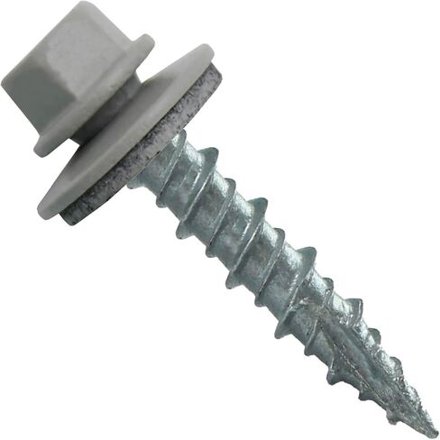 Metal ROOFING SCREWS: (250) 10 x 1" Black Hex Head Sheet Metal Roof Screw. Self starting metal to wood siding screws. EPDM washer. Colored head in Saudi Arabia
