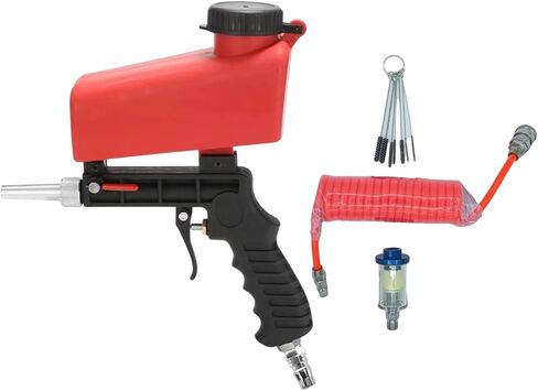 Adjustable Portable Sandblasting Guns Set 90Psi Small Handheld Paint Sprays Machine for Home and Auto Use in Saudi Arabia