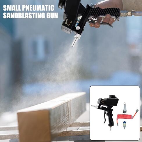 Adjustable Portable Sandblasting Guns Set 90Psi Small Handheld Paint Sprays Machine for Home and Auto Use in Saudi Arabia