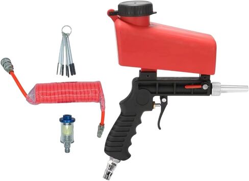 Adjustable Portable Sandblasting Guns Set 90Psi Small Handheld Paint Sprays Machine for Home and Auto Use in Saudi Arabia