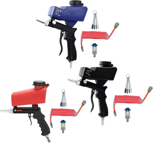 Adjustable Portable Sandblasting Guns Set 90Psi Small Handheld Paint Sprays Machine for Home and Auto Use in Saudi Arabia